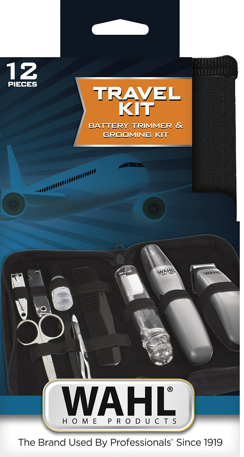 WAHL 9962-1816 travel set / battery-operated beard trimmer and nose/ear hair trimmer - NewNest Australia