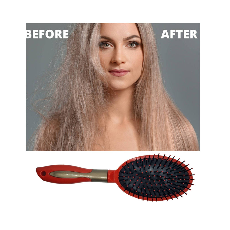 Mux Detangle Hair Brush Women - Tangle Teaser Hair Brush for Kids Men’s Hair Brush Women Curly Hair Brush Detangler Bristle Brush Hair Brushes Tangle Tamer Hair Brush Hairbrushes for Women (Pink) red - NewNest Australia