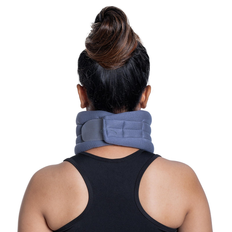 Wonder Care Cervical Collar for Neck Pain Soft Neck Support Brace for Spondylitis Neck Pain Relief for Men & Women Grey(Medium: 3.5"-4") M(3.5"-4") - NewNest Australia