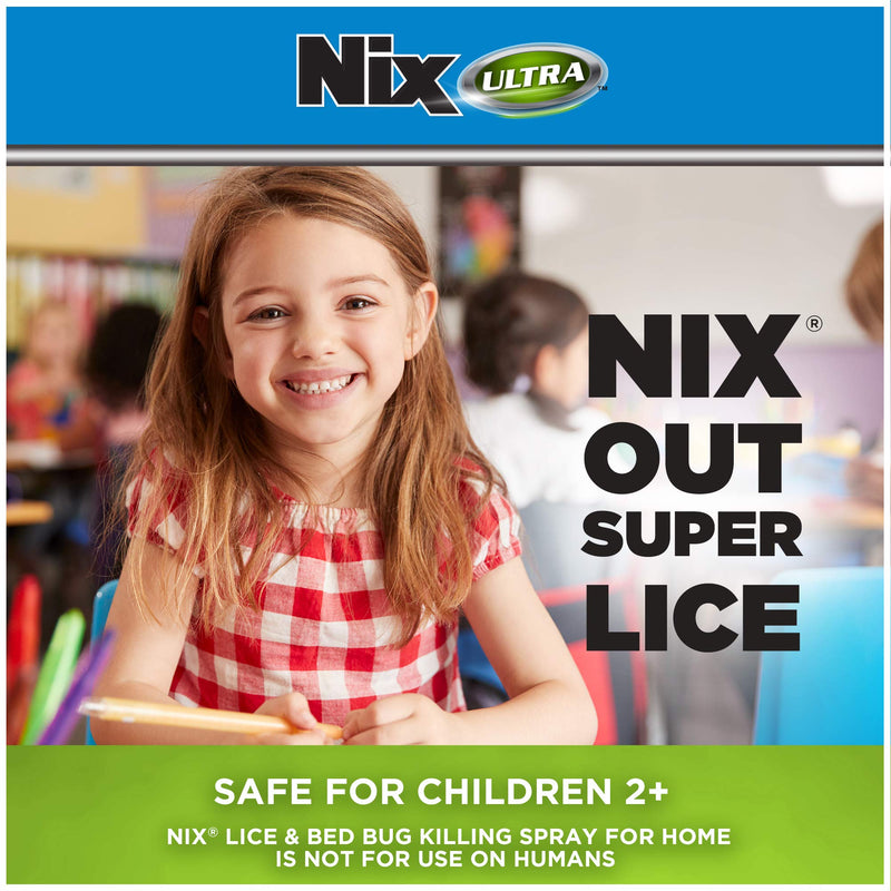 Nix Ultra Lice Removal Kit | Kills Super Lice & Eggs | Includes Lice Removal Comb and Control Spray - NewNest Australia