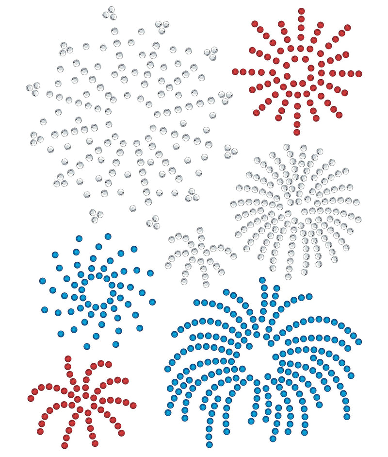Rhinestone Genie Fireworks 1" to 5" Magnetic Rhinestone Template, Black - NewNest Australia