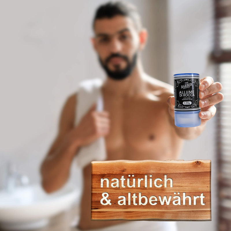 Alum stick, alum when shaving as a blood stopper Alum stone Soothes the skin after shaving - has an antiseptic effect Barber blood stopper, 10g 10 g (pack of 1) - NewNest Australia