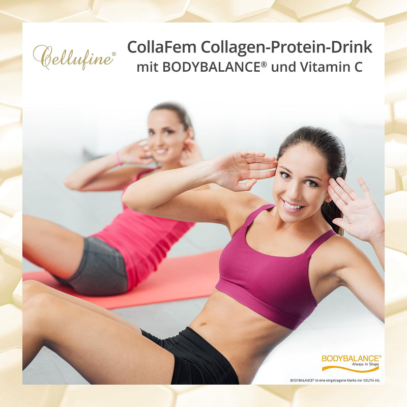 Cellufine Collafem Bodybalance Collagen Drink 480 G, With Bioactive Body Balance Collagen Peptides And Vitamin C, Natural & No Preservatives, Allergy-Free, Lactose-Free, Gluten-Free - NewNest Australia