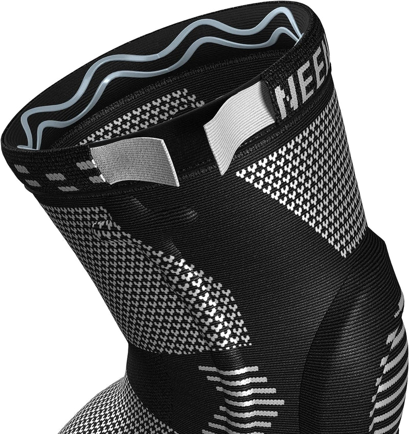 NEENCA Knee Support, Compressed Knee Brace with Patella Gel Pads & Spring Side Stabilizers, Medical Knee Pads for Running, Meniscus Tear, Arthritis, Joint Pain Relief, ACL, Recovery Black L - NewNest Australia
