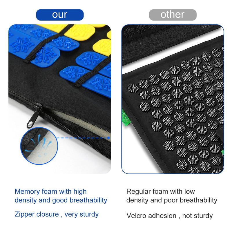 Acupressure Mat With Cushion, Acupressure Set Acupressure Mat With Cushion For Soothing Relaxation And Massage, Acupressure Mat, Massage Mat, Acupressure Mat - NewNest Australia