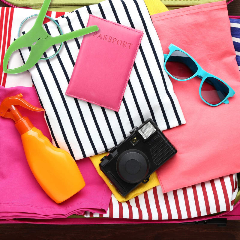 TRIXES Pack of 8 Large Bright Colour Plastic Beach Towel Pegs Clips for Sunbed - Holiday Essentials - Towel Holder Grips for Deck Chair Sun Lounger Pool Day Bed - Big Quilt Laundry Pegs - NewNest Australia
