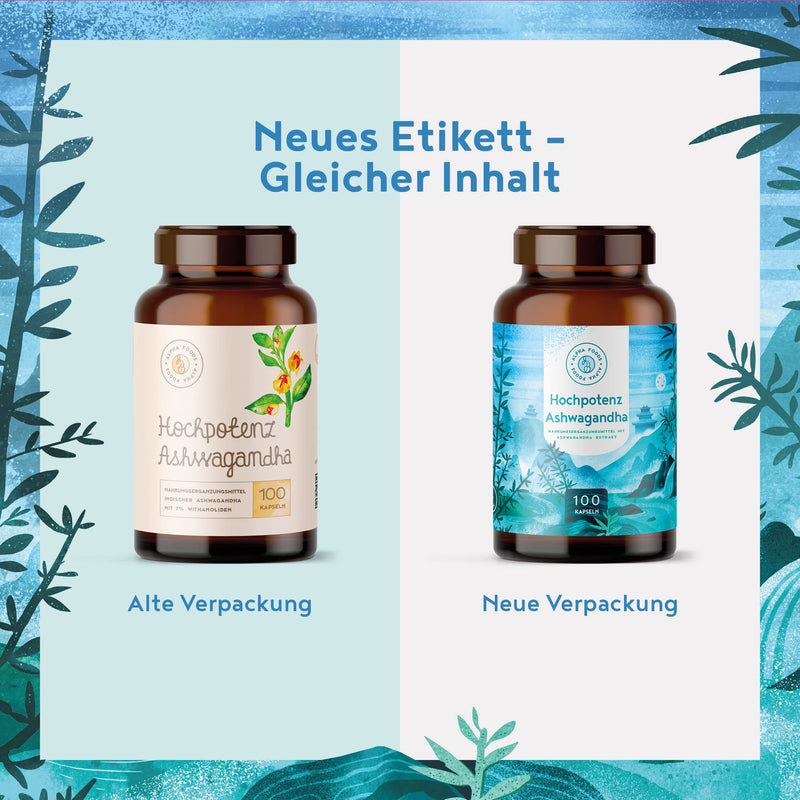 Ashwagandha Capsules - High Potency Ashwagandha Extract with 7% Withanolide - 100 Vegan Capsules - NewNest Australia
