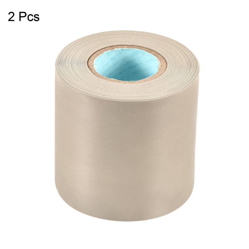 MECCANIXITY Pipe Wrap Tapes Non-Adhesive 6cmx13m Protective Waterproof Tube Protector for Air Conditioner HVAC Pipes, PVC Grey Pack of 2 - NewNest Australia