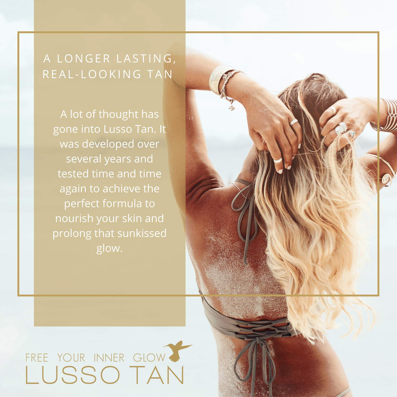 Lusso Rapid Self Tan Mousse for Face and Body – Organic, Vegan and Cruelty-Free, False Tanning Body Mousse. Instant-drying. Streak-free, Flawless Finish Fake Tan. Rapid Tanning Mousse - NewNest Australia