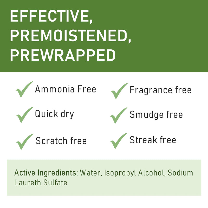 Pre-moistened Lens and Glass Cleaning Wipes: for Glasses, Camera, Cell Phone, Smartphone, and Tablet – Safe for AR Lenses, Quick Drying, Streak Free, Disposable - Individually Wrapped - 200 Pack - NewNest Australia