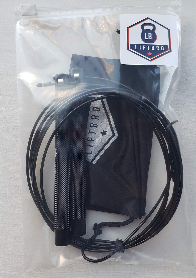 LiftBro Beast Release Jump Rope v.2.0 - Adjustable Speed Rope for High Intensity Training, Cardio and Fitness Black - NewNest Australia
