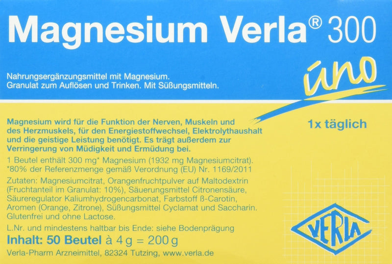 Magnesium Verla Granules 300 mg orange, 50 pieces (pack of 1) - NewNest Australia