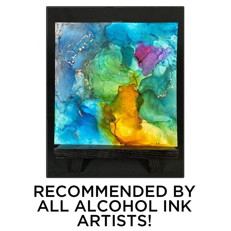NARA Alcohol Ink Paper | White | 12" Diameter Circle | 330 microns/250 GSM | 10 Sheets | Medium+ Paper | Paper for Alcohol Ink Art Painting | 100% Stain-Free White_Circle_Paper Sheets_02 - NewNest Australia