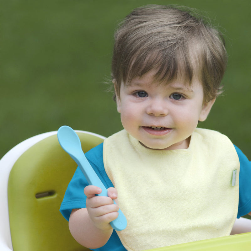 green sprouts Stay-dry Baby Bibs (10 pack) Waterproof protection, Adjustable hook-&-loop closure, Machine washable 10 Count (Pack of 1) Blue - NewNest Australia