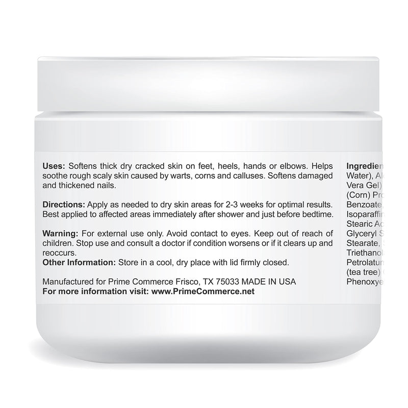 UREA LABS 42% Urea Cream Plus w/ 2% Salicylic Acid, 150mL Highest Potency Intensive Exfoliating Foot Cream Corn & Callus Remover Anti-fungal Skin Moisturizer to Soften Calluses, Damaged Skin & Nails - NewNest Australia