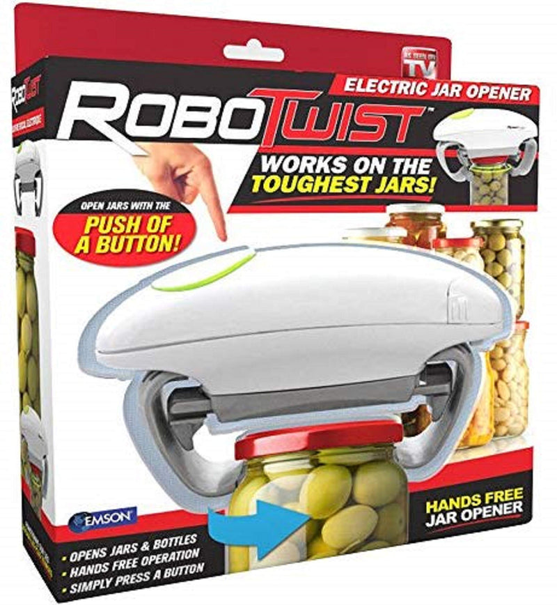 NewNest Australia - Robo Twist Electric Jar Opener– The Original RoboTwist One Touch Electric Handsfree Easy Jar Opener, Works for Jars of All Sizes - As Seen on TV 