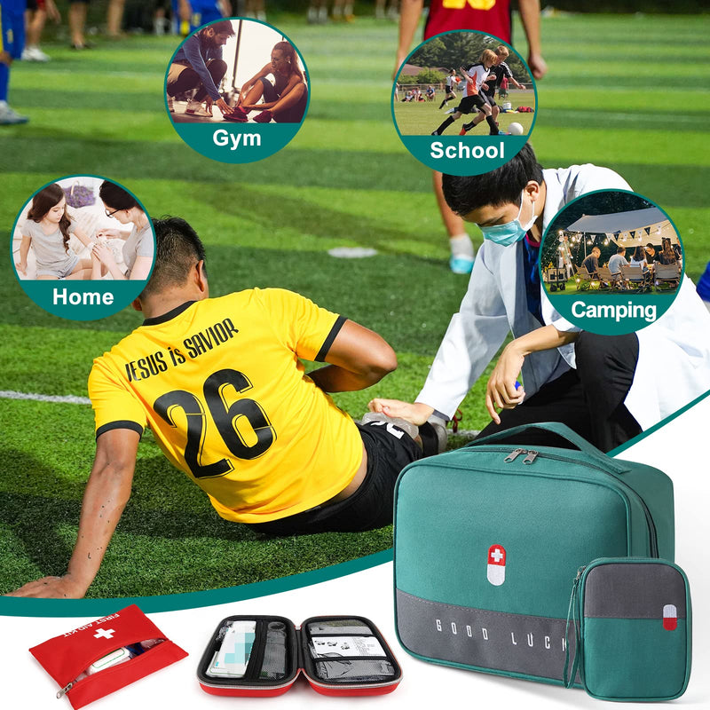 Yutuy Pack Of 4 Medicine Bag, Large Capacity Emergency Bag, Empty Waterproof First Aid Bag For Home, Office, Travel, Outdoor, Portable Caregiver Bag, Travel Pharmacy Bag, First Aid Bag - NewNest Australia