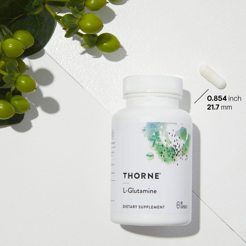 Thorne Research - L-Glutamine - Amino Acid Supplement for GI Health and Immune Function - 90 Capsules - NewNest Australia