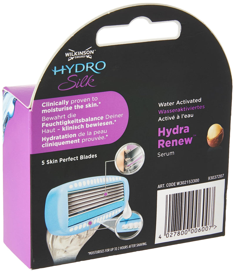 Wilkinson Sword Hydro Silk Razor Blades for Women's Razors, Pack of 3 (Pack of 1) - NewNest Australia