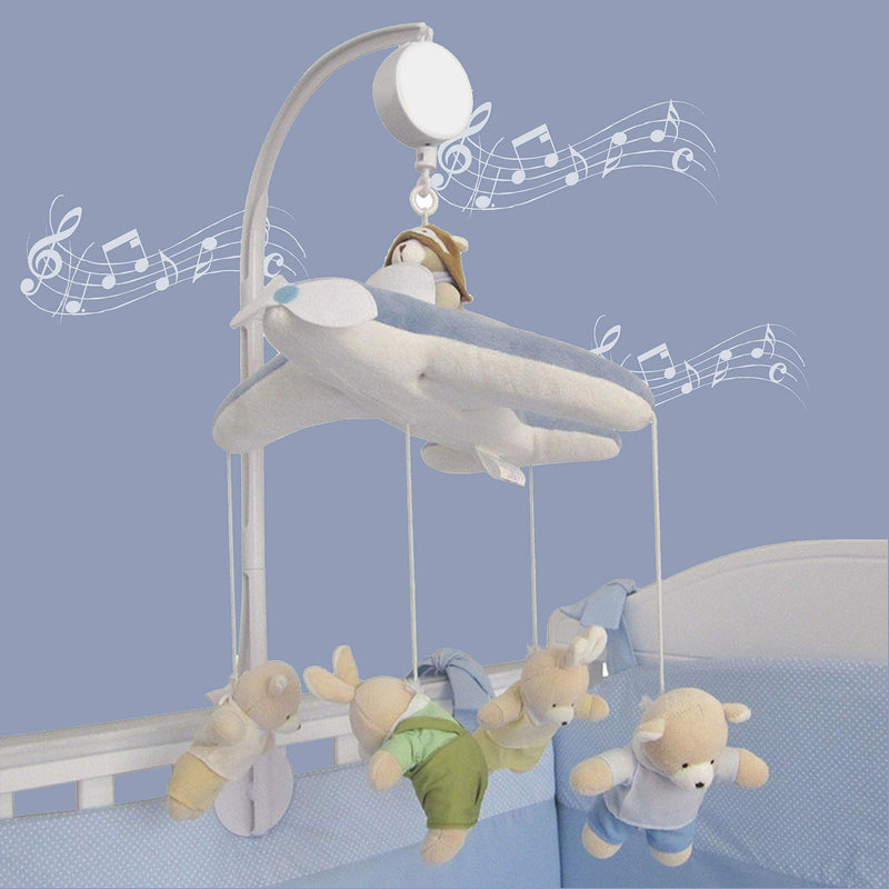 NewNest Australia - 34.6 Inch Baby Crib Mobile, Mobile Arm for Crib,Music Box Holder Arm Bracket Baby Bed Stent Set.(with Mobile Bell) 