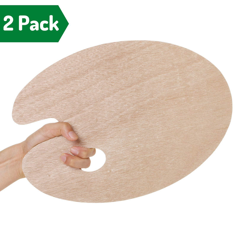 Mr. Pen- Wooden Paint Palette, 2 Pack, Artist Palette, Painting Palette, Oil Paint Palette, Wood Paint Palette, Art Pallet for Painting, Palettes, Wood Paint Pallet, Pallets for Painting, Wood Palette - NewNest Australia