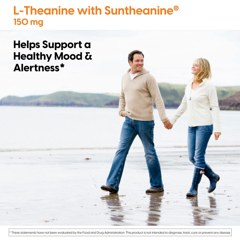 Doctor's Best L-Theanine Contains Suntheanine, Helps Reduce Stress & Sleep, Non-GMO, Gluten Free, Vegan, 150 mg 90 Veggie Caps (DRB-00197) - NewNest Australia