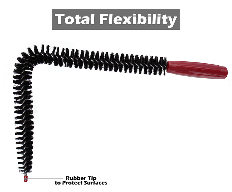 Vanitek Dryer Vent Cleaner Lint Brush, Long Flexible Refrigerator Coil Cleaning Brush, 26 Inch 1 - NewNest Australia