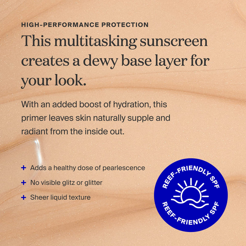 Supergoop! Glowscreen SPF 40 PA+++, 0.5 fl oz - Primer + Broad Spectrum Sunscreen with Blue-Light Protection - Adds Instant Glow & Hydration - Contains Hyaluronic Acid, Vitamin B5 & Niacinamide 0.5 Fl Oz (Pack of 1) - NewNest Australia