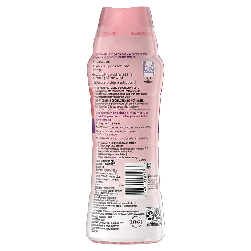 Dreft Blissfuls in-Wash Scent Booster Beads, Baby Fresh Scent, 20.1 oz Baby Fresh Scent 20.1 oz - NewNest Australia