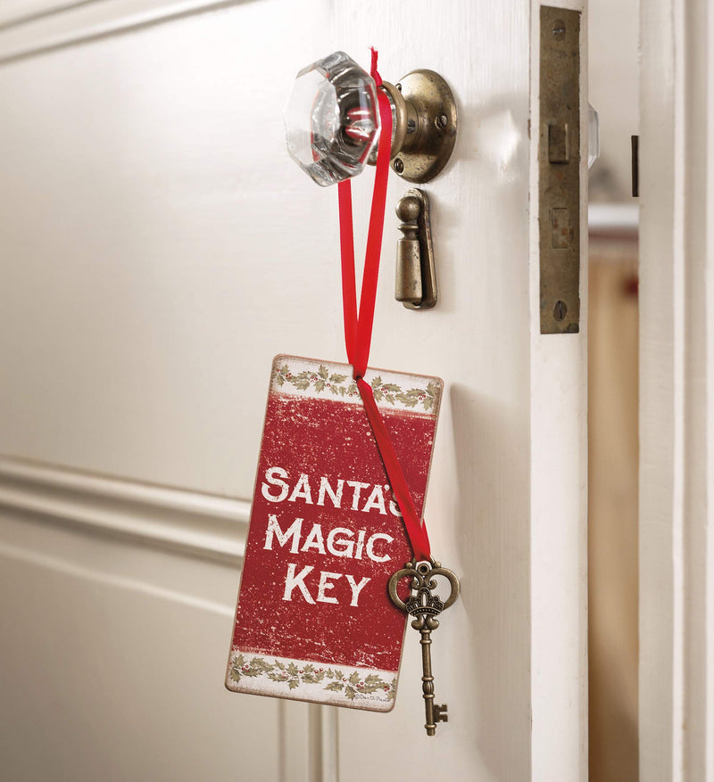 NewNest Australia - Primitives by Kathy Santa's Magic Key Hanging Ornament 