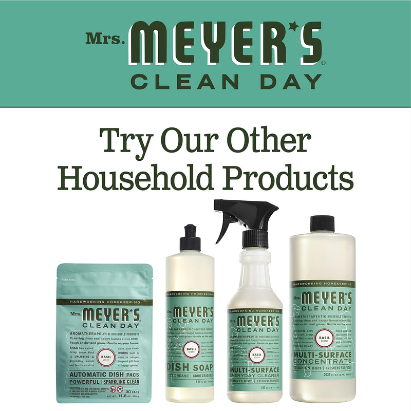 Mrs. Meyer's Multi-Surface Cleaner Spray, Everyday Cleaning Solution for Countertops, Floors, Walls and More, Basil, 16 fl oz Spray Bottle - NewNest Australia