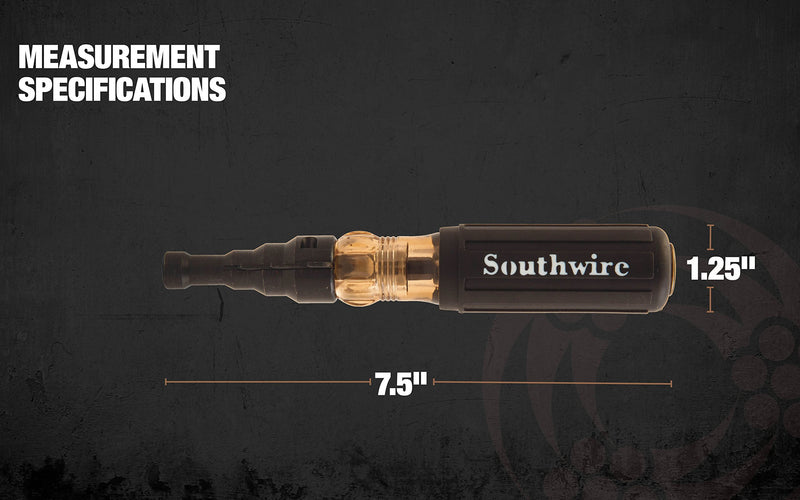 Southwire Tools & Equipment SDCFR Conduit Fitting Reaming Screwdriver, Heavy Duty, Dual Function, Multi Use Detachable Head, Compatible with Drill, Cushion Grip Handles for Comfort - NewNest Australia