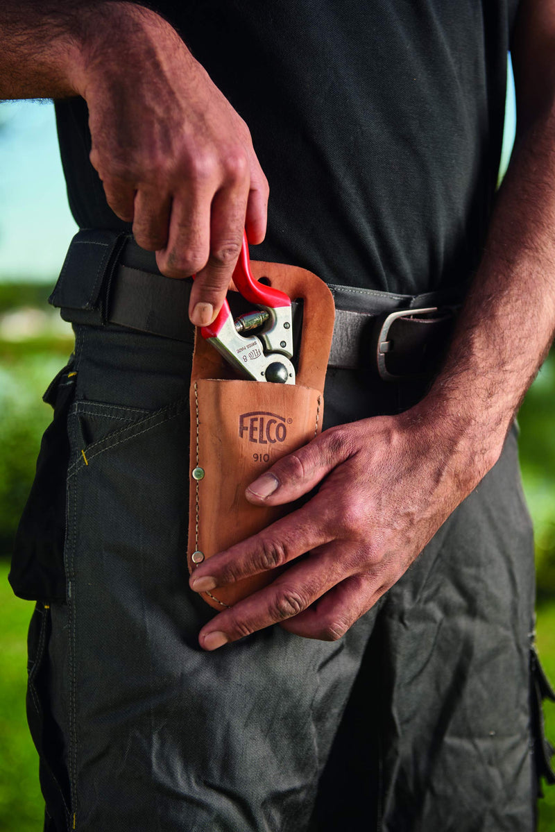 Felco Leather Holster (F 910) - Tool Pouch for Pruning Shears or Construction / Utility Tools - NewNest Australia