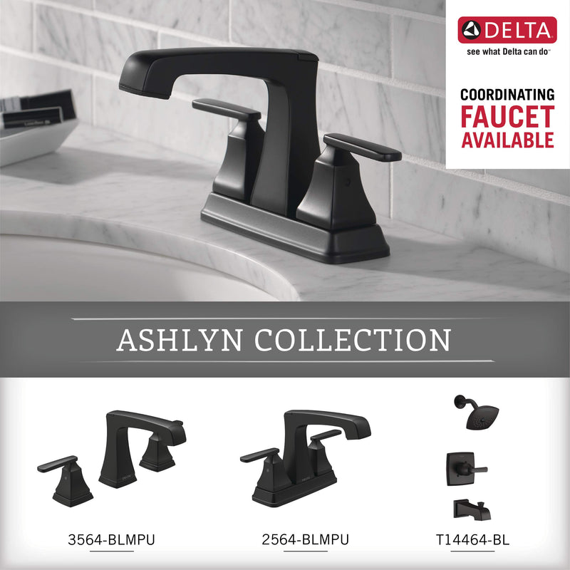 Delta Faucet 76450-BL Ashlyn Toilet Paper Holder, Matte Black - NewNest Australia