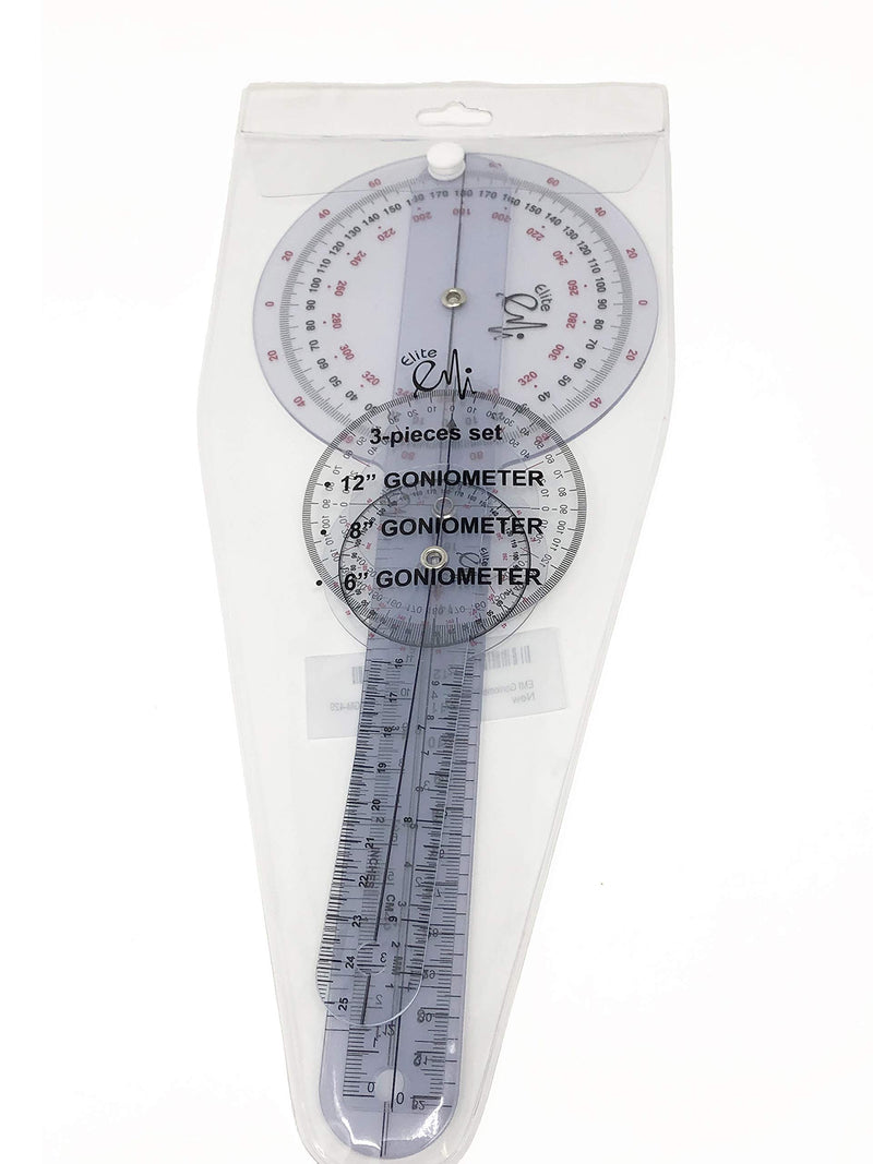 EMI Goniometer 3 Piece Set 12", 8", 6" EGM-429 - NewNest Australia