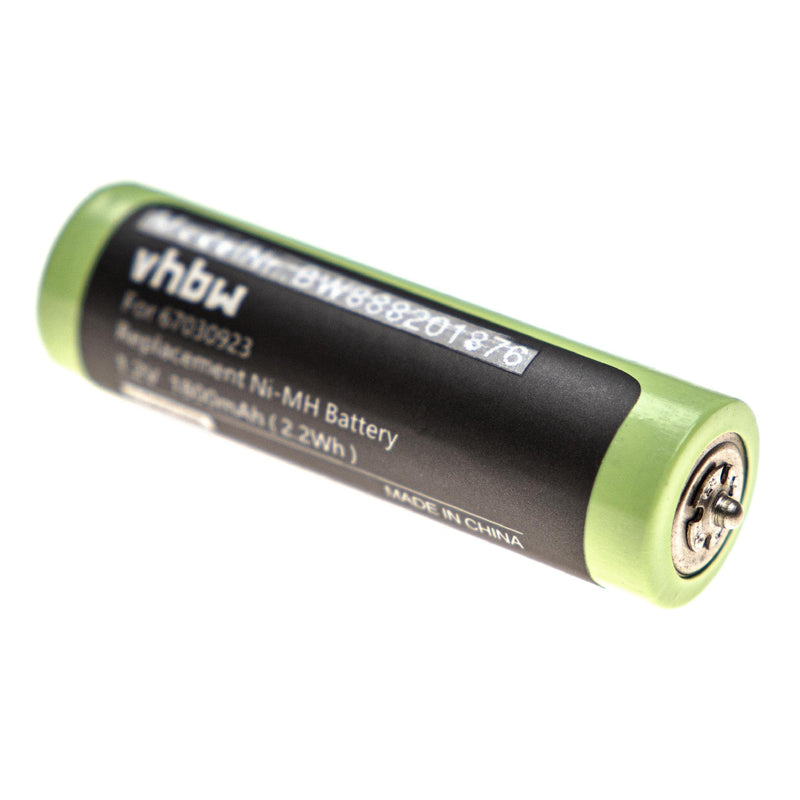 vhbw 2x batteries compatible with Braun Series 1, Series 3, SmartControl razor hair trimmer (1800mAh, 1.2V, NiMH) - NewNest Australia