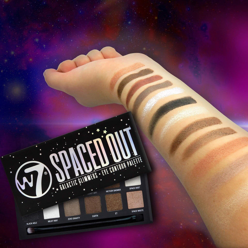 W7 Spaced Out Galactic Glimmers Eye Contour Palette, 9.6 g, 12-Piece - NewNest Australia