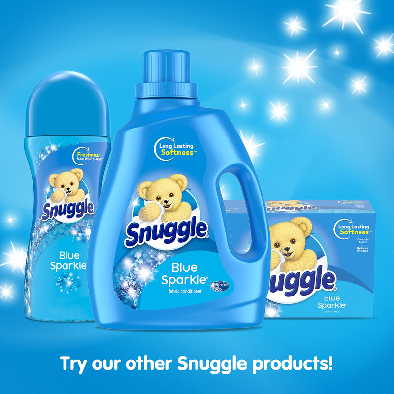Snuggle Fabric Softener Dryer Sheets, Blue Sparkle, 80 Count - NewNest Australia