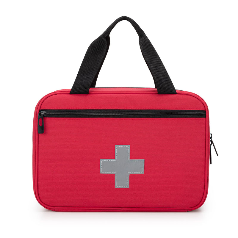 Curmio First Aid Kit Car, Portable Travel Medical Bag, Emergency Bag For Home, Car, Camping, Hiking, Sports, Work, Office, Boat And Survival, Small And Light, Red (Empty Bag) - NewNest Australia