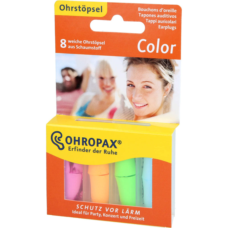 Ohropax Color Foam Ear Plugs Pack of 8 - NewNest Australia