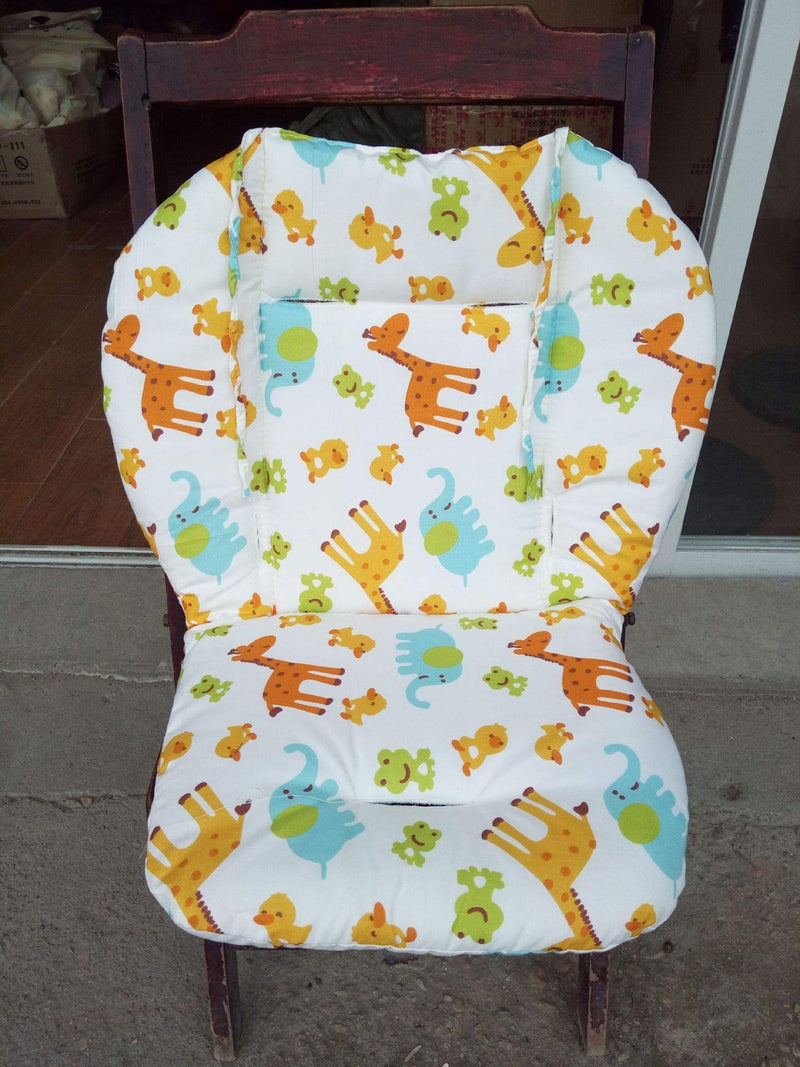 Twoworld Baby High Chair Seat Cushion Liner Mat Pad Cover Animal Breathable Animal Print - NewNest Australia