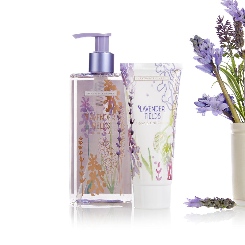 Heathcote & Ivory Lavender Fields Hand Wash and Hand Cream Set - NewNest Australia