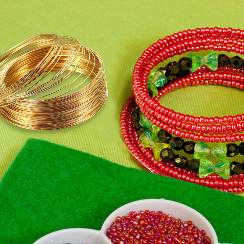 500 Loops Jewelry Wire Memory Beading Wire Steel Memory Wire Cuff Bangle Bracelet for Jewelry Making Supplies Art Creation Bracelet Necklace DIY Crafts Making Jewelry Making Dolls - NewNest Australia