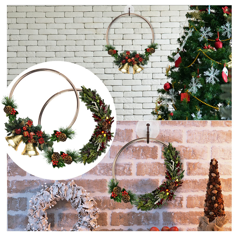 BigOtters Metal Floral Hoop, 10pcs Dream Catcher Rings Metal Rings Supplies Macrame Rings Craft for Making Wedding Wreath Decor, 5 Size(2inch, 3inch, 4inch, 5inch, 6inch) - NewNest Australia