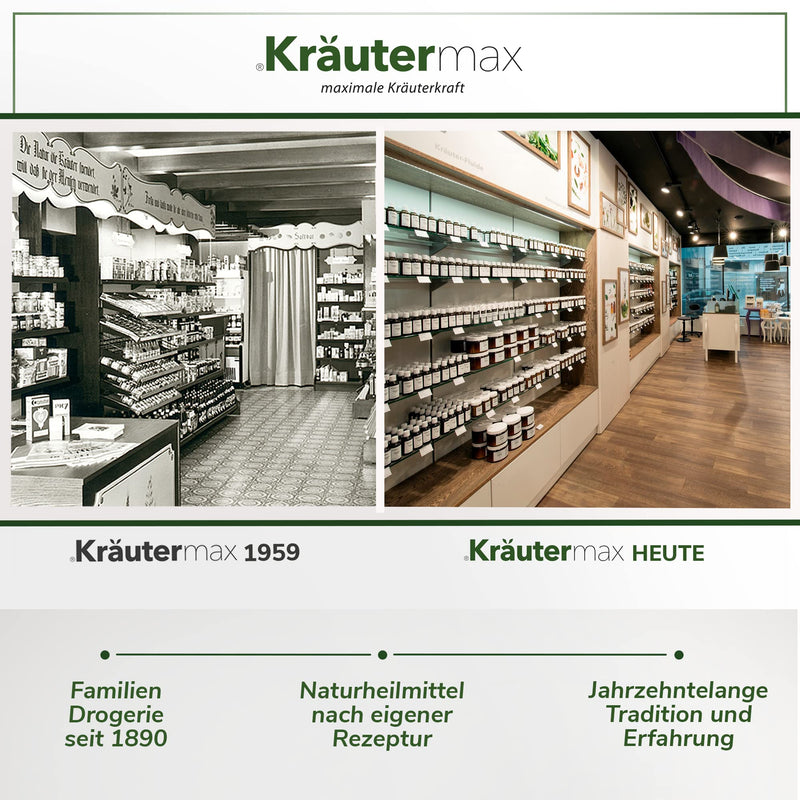Kr√§Utermax Vitamin B Complex | Vitamin B Complex Capsules High Dose | Natural, Vegan Made According To Herbal Manner | Vitamin B1, B2, B3, B6, B12, Folic Acid And Lecithin | 1 X 60 Pieces - NewNest Australia