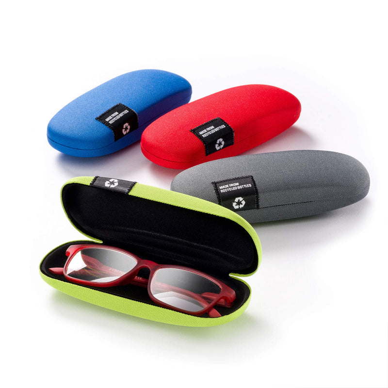 FEFI - Hardcase glasses case with fabric cover made from recycled PET bottles gray - NewNest Australia