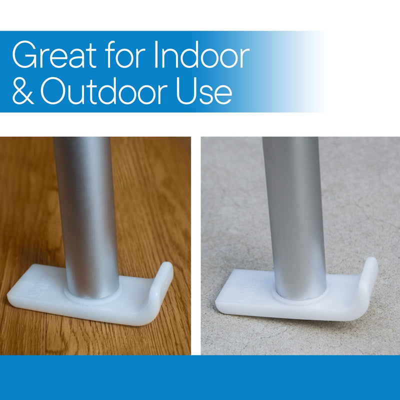 RMS Walker Glide Skis - Universal Fit for Most Walkers - Durable Coaster Gliders for Safety and Stability (1 Pair) - NewNest Australia