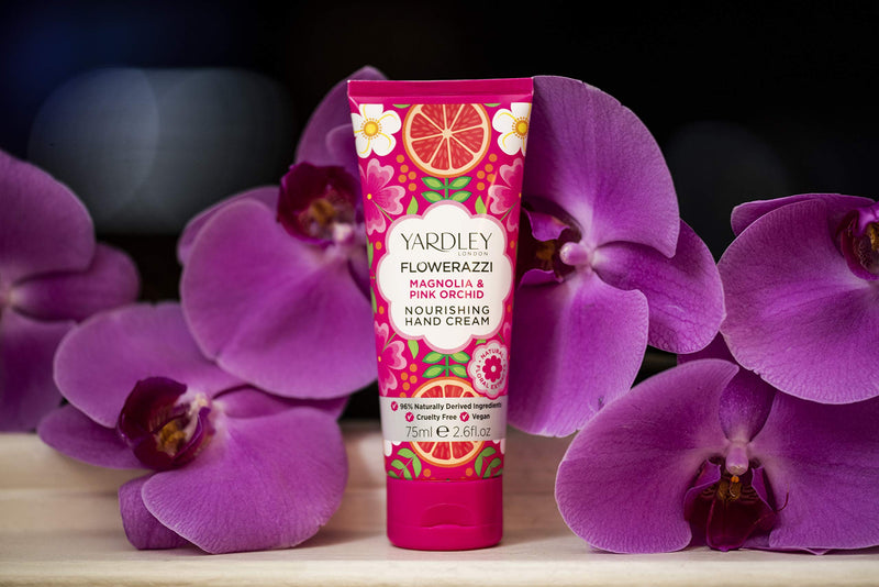 Flowerazzi Magnolia and Pink Orchid Hand Cream - NewNest Australia