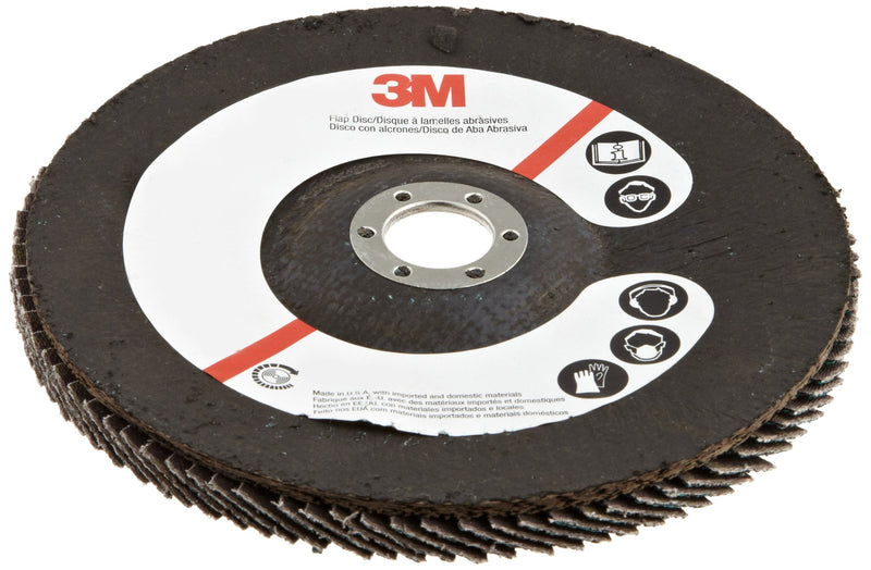 3M Flap Disc 577F, T29, 7 in x 7/8 in, 36 Diameter Thread Size - 7 in x 7/8 in Grit 36 - NewNest Australia