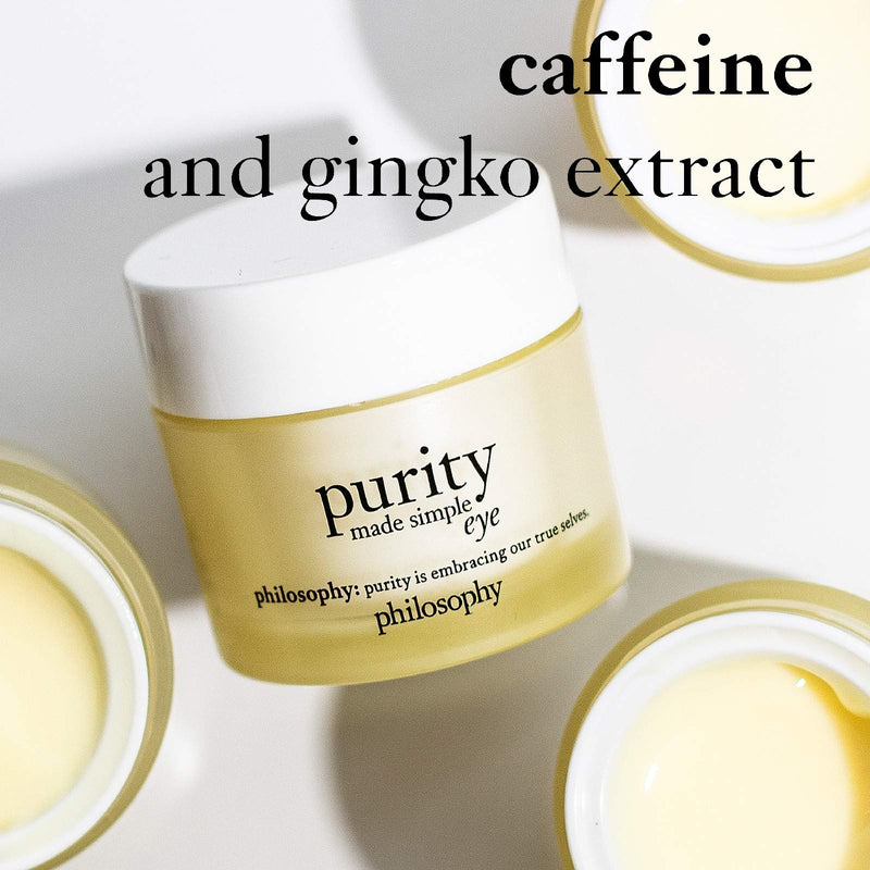 philosophy purity eye cream 15ml | eye cream for dark circles | eye cream with vitamin c & caffeine - NewNest Australia